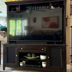 Beautiful Dark Wood TV Cabinet 