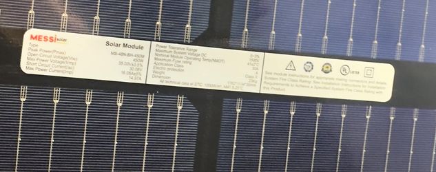 New Solar Panel 450w