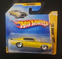 2009 Hot Wheels HW Premiere '70 Buick GSX - Yellow - Short Card 07/42