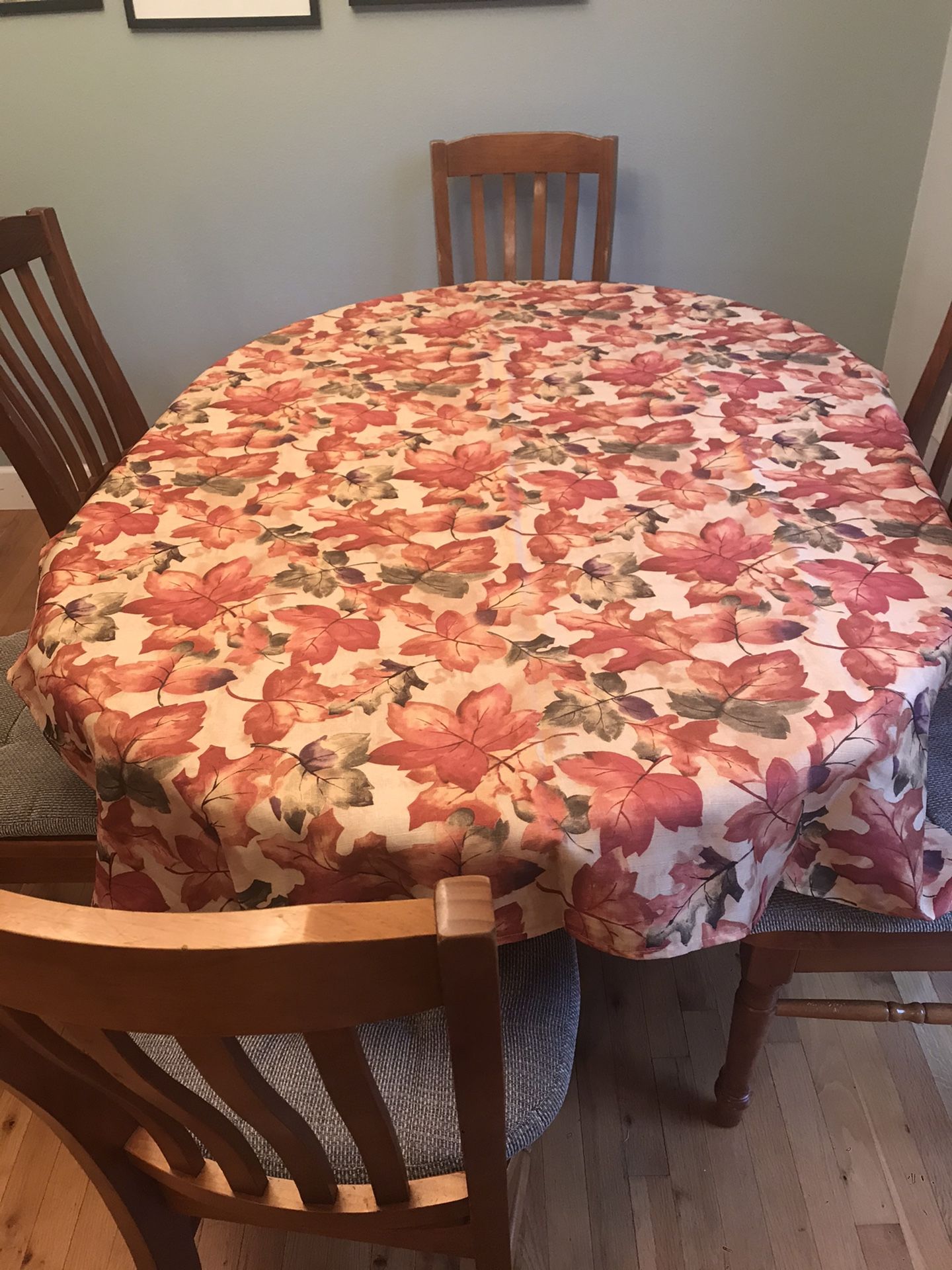NEW Harvest Festival Fall Printed Tablecloth