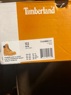 Timberland Classic 6-Inch Waterproof Boot Wheat Nubuck