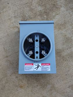 Eaton B-Line 150 Max. Ampere Single Meter Socket (011), RING INCLUDED
