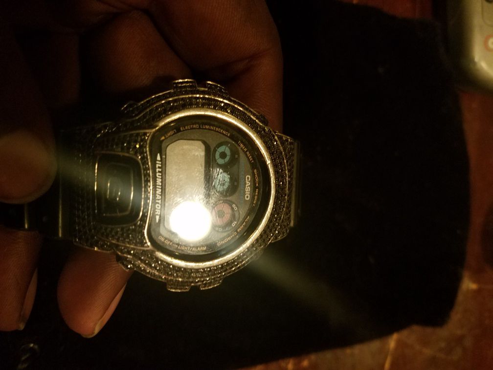 Black Diamond G-Shock watch