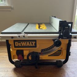 Dewalt 10” jobsite table saw OBO