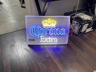 Neon Corona Sign