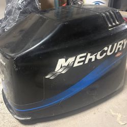 mercury 150 outboard motor cowling hood cover