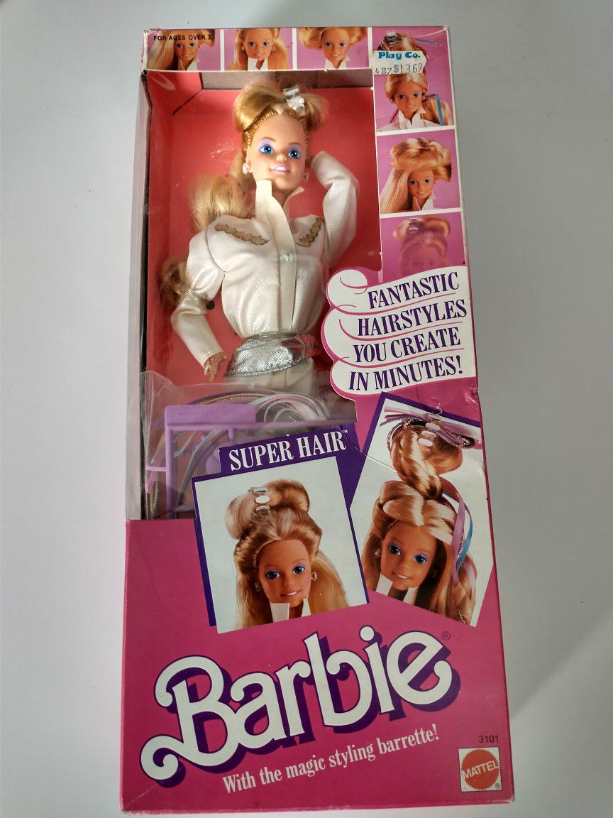 Vintage 1987 Super Hair Barbie