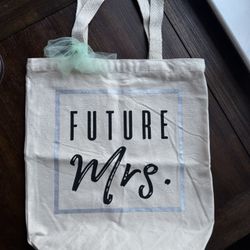 Future Mrs Canvas Tote Bag 