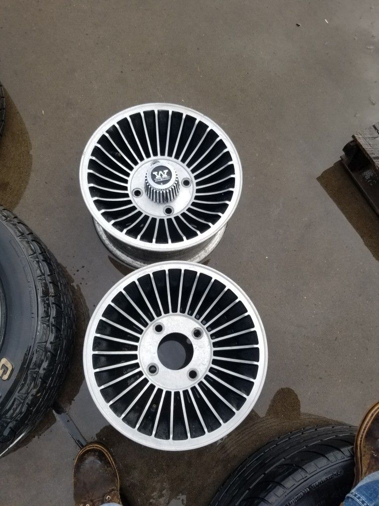 Vintage 30 Spoke Western Turbine 14x7 Wheels