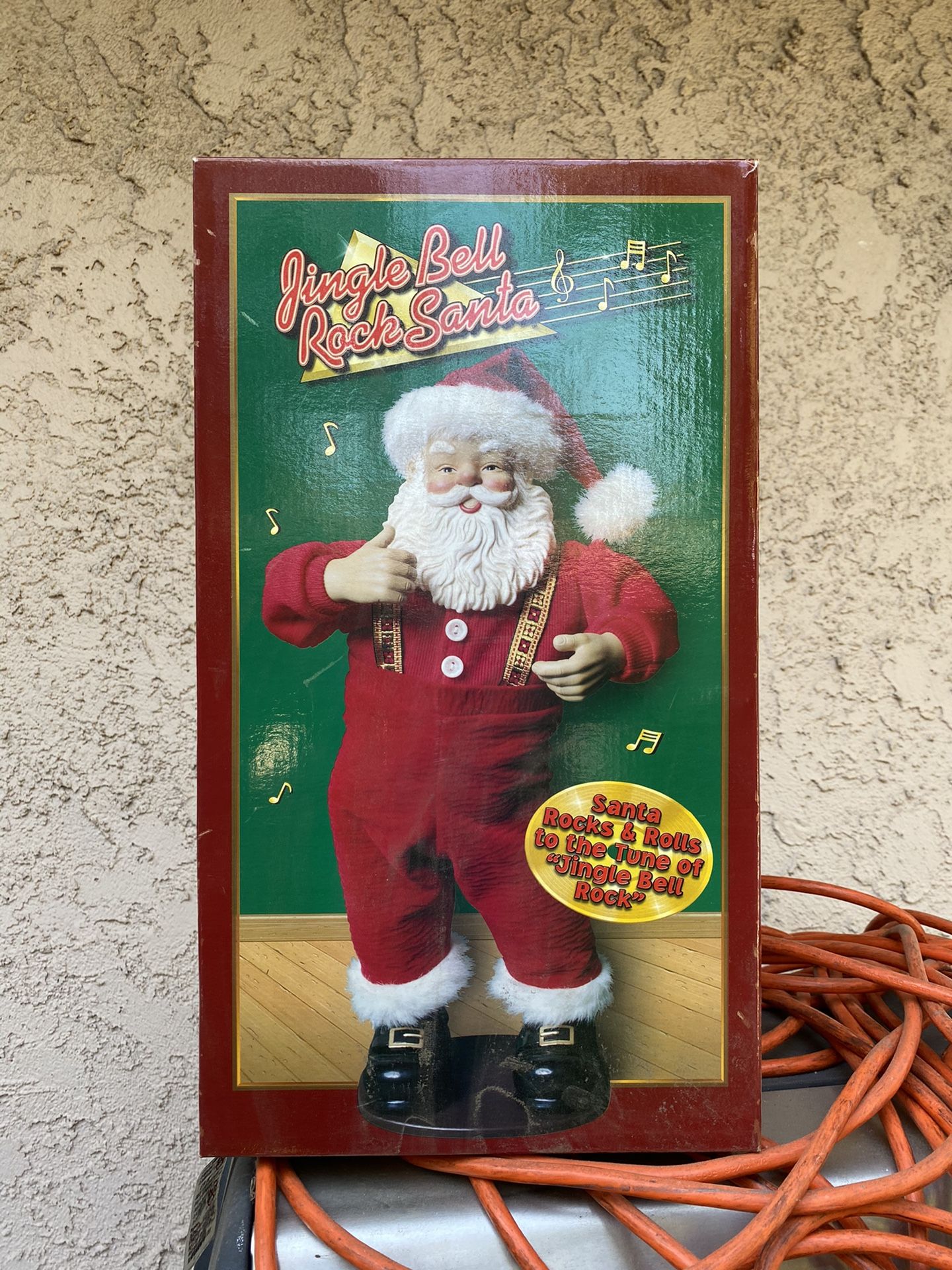 Vintage Dancing Santa in Mint Condition with Original Box Home Decor Toy Living room Holiday Decor