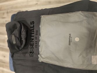 New Fear of God Essentials Hoodie Dark Gray