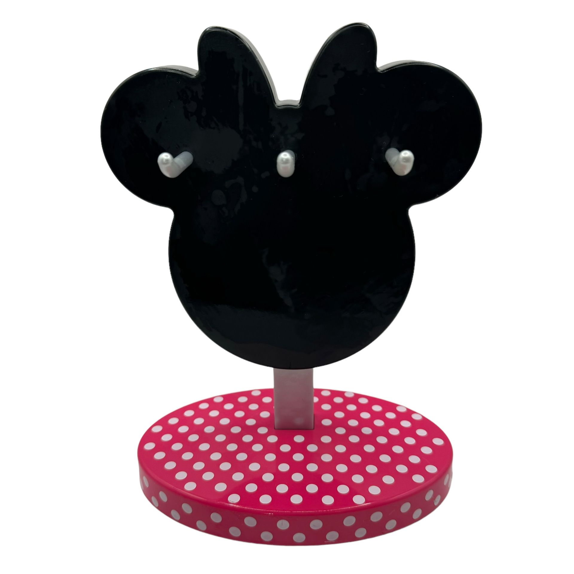 Disney's Minnie Mouse  Necklace Jewelry Utensils Hanger Holder Pink Girls