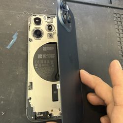 Back Glass For iPhone 15 Pro Max 