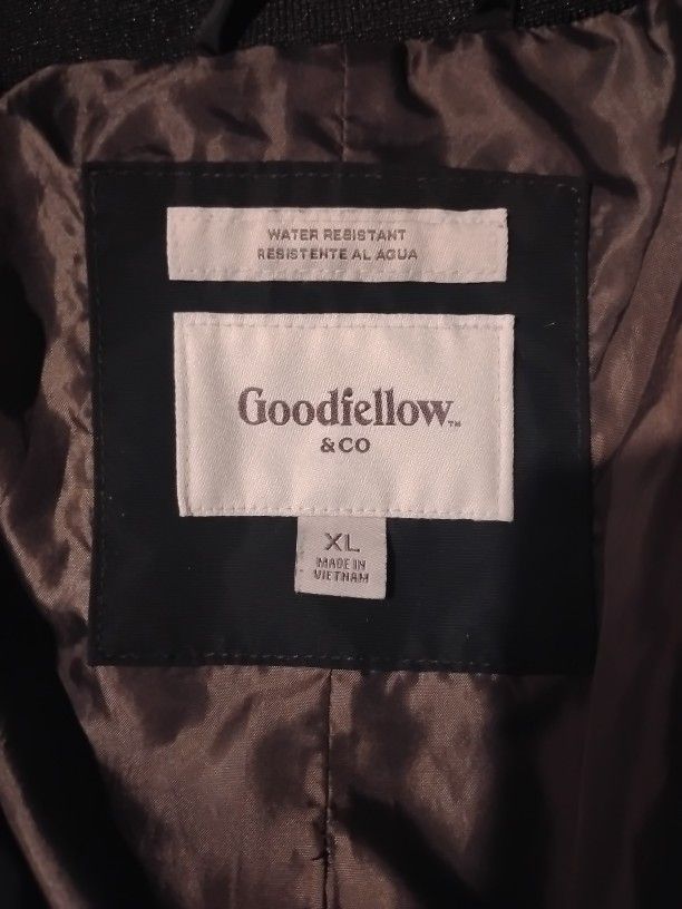 GOODFELLOW &CO Black Hooded Jacket