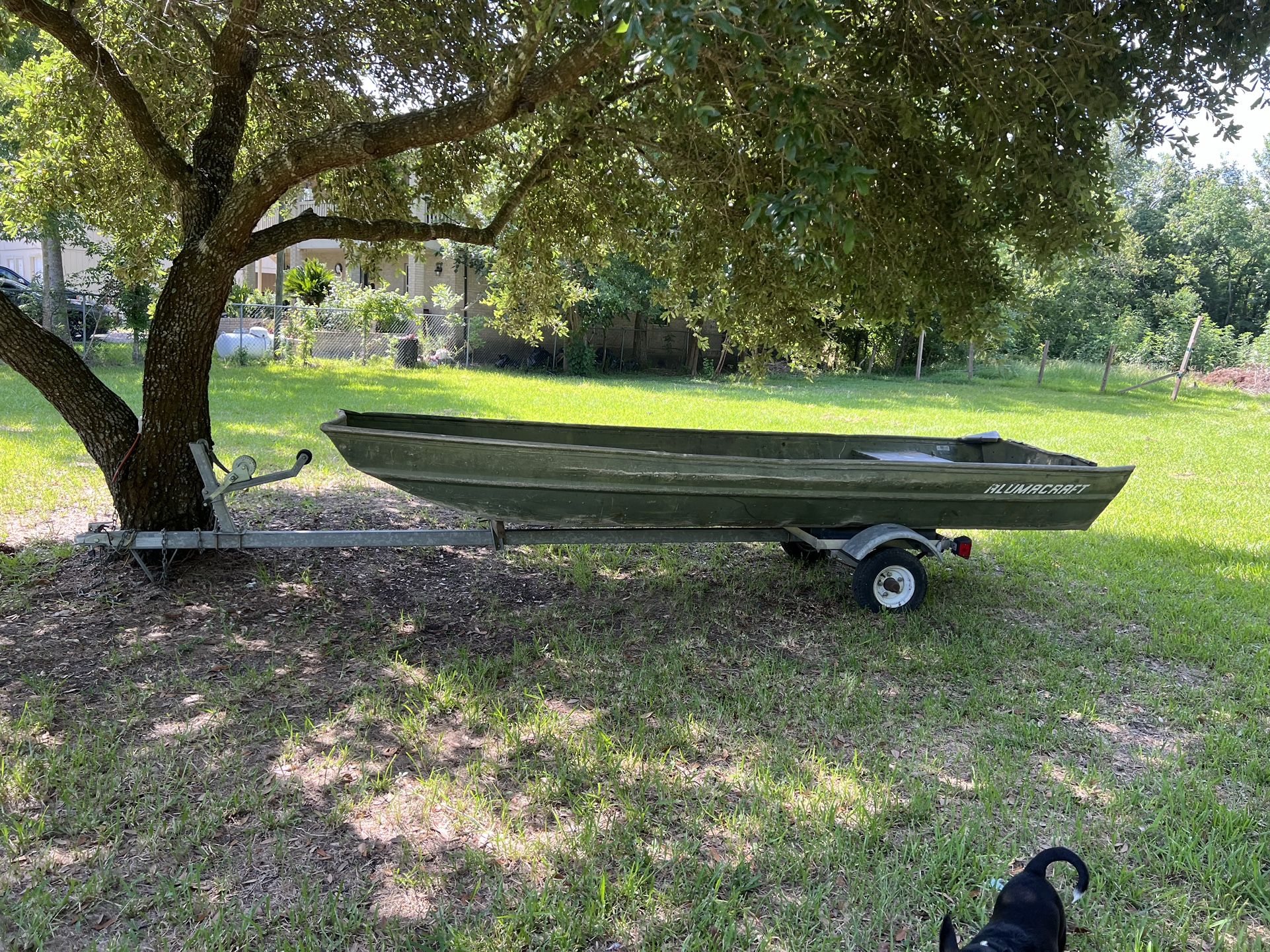 Alumacraft Jon Boat & McClain Trailer