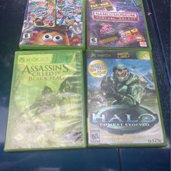 (4) Four Xbox 360 Video Game DVDs 