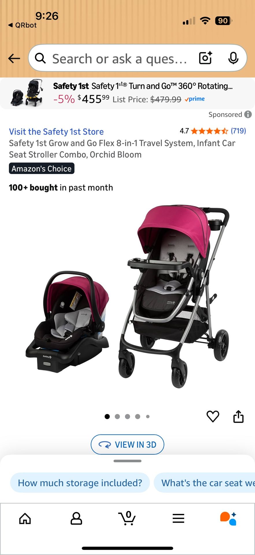 Safety 1 St Stroller With Car seat