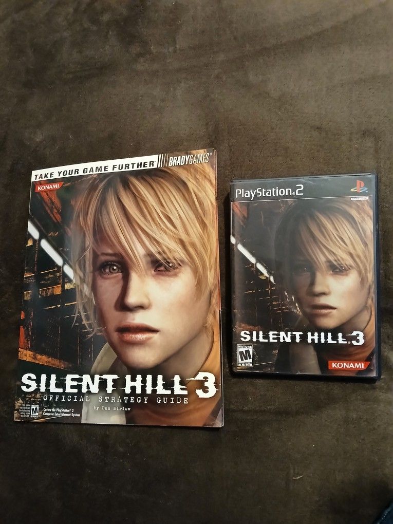 Silent Hill 3 And Strategy Guide Playstation 2