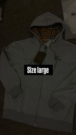 Only this hoodie size large burbery