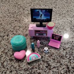 barbie living room accessories set
