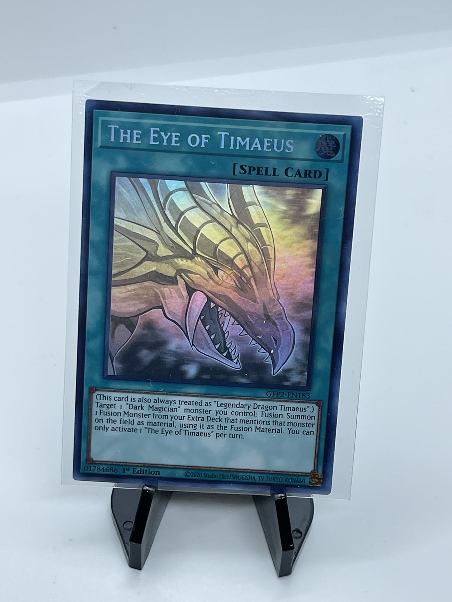 Eye Of Timaeus Ghost Rare Yugioh