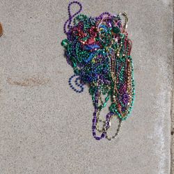 Lot of 25 Mardi Gras Bead Necklaces