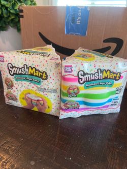 Smush mark rainbow layer cake