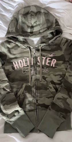Hollister Camo Zip up Hoodie