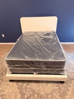 Full mattress with box spring (2pc set - new) NEW KING-QUEEN-FULL-TWIN SIZE SETS MATTRESS AND BOX SPRING 2-pcs