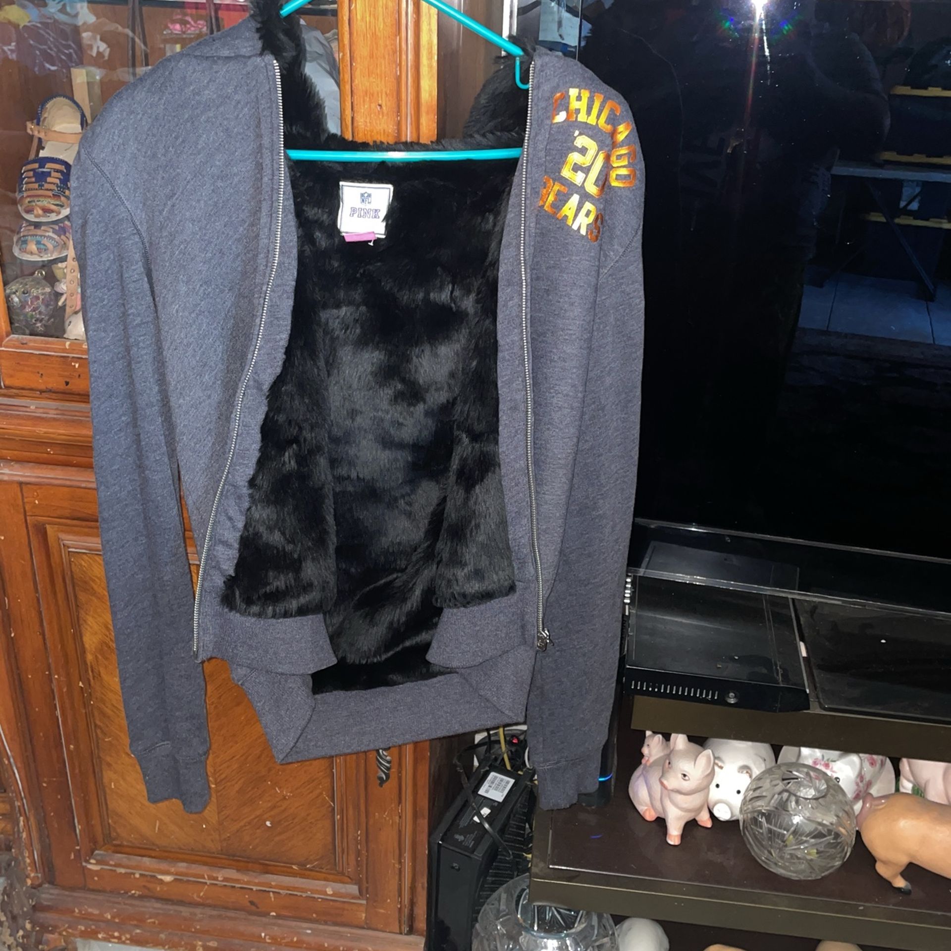 Victoria Secret Love Pink Chicago '20 Bears Jacket Hoody M