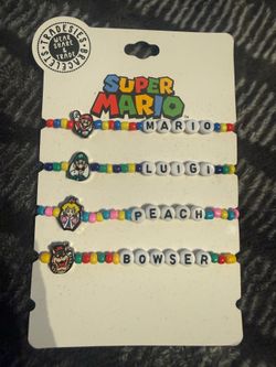 Super Mario Beaded Bracelets