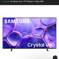 	Samsung - 43” Class CU7000 Crystal UHD 4K Smart Tizen TV (2023) Used Great Condition 