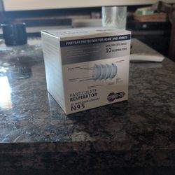 N95 Particulate Respirator 10 Count Face Mask