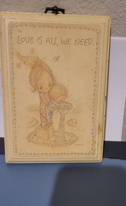 Vintage Betsey Clark Wall Plaque