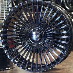 26'' Lexani Forged Gloss Black wheelsTires fit Escalade IQ Sierra EV XL
