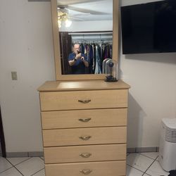 5 Drawer Dresser 37”L x 19”D x 90”H