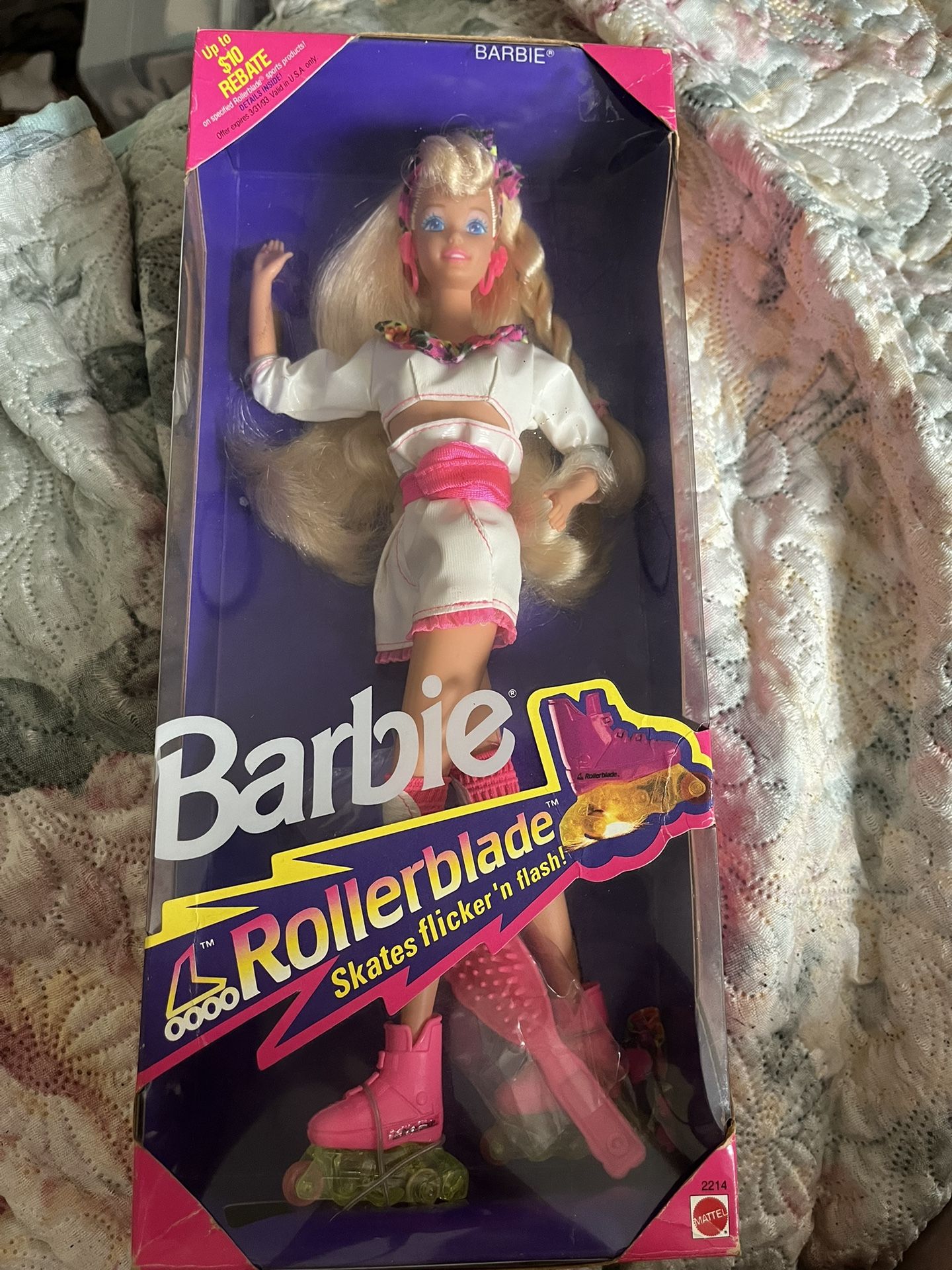 Vintage Barbie Mattel Rollerblade Edition 1991