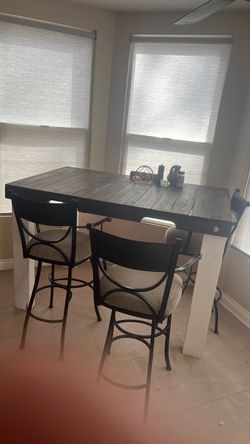 Farm style dining table (chairs available as well)