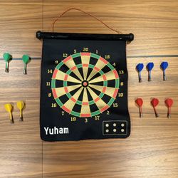 Used Two Sided Magnetic Dart Board