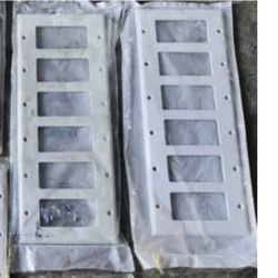 NEW  LEVITON WALL PLATE 6 GANG