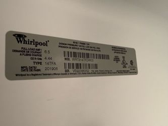 Whirlpool refrigerator