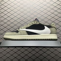Travis Scott x Air Jordan 1 Low OG SP 'Black Olive'