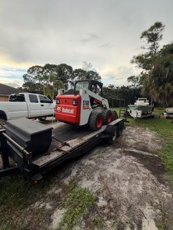 Bobcat S160 Skid Steer Loader & Trailer