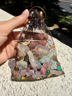 Mixed Crystal Collection –Genuine Tumbled & Raw Crystals