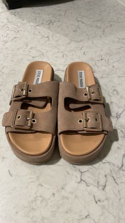 Steve Madden Brown platform sandals