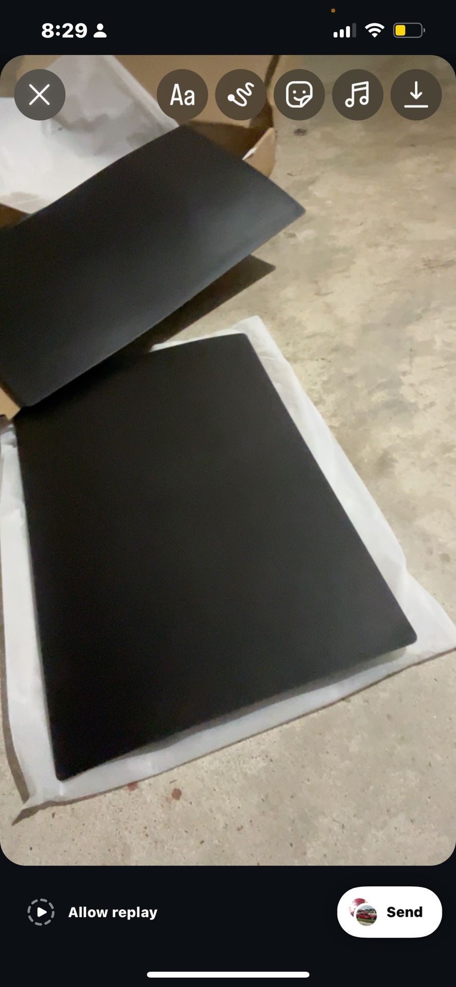 Ps5 Disc Matte Black Hard Cover New