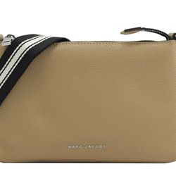Marc Jacob Leather Crossbody Bag Slate