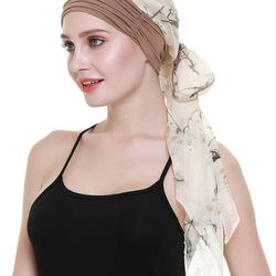 chemo head covering/scarf, new/unused