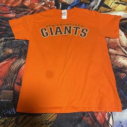 Orange San Francisco Giants cotton T-shirt size: Medium #GiantsNation