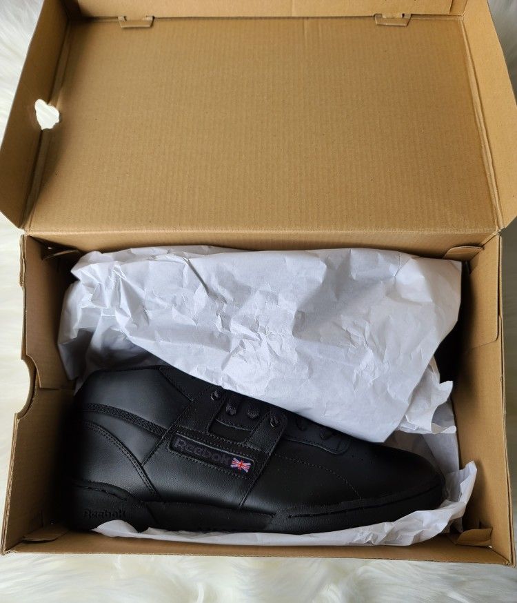 Reebok Workout Mid OG (Soulja Rees) Black Size 9.5